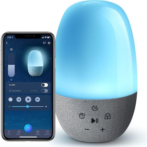 Baby/Kids Multicolor Night Light/27 Sounds (Alexa/Google Voice/SmartLife App) - Picture 1 of 7